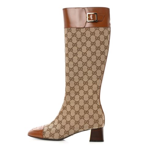 gucci knee high boots replica|gucci monogram thigh high boots.